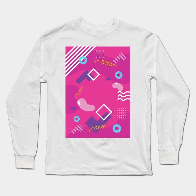 Abstract Composition 0.04 Long Sleeve T-Shirt by UnknownAnonymous